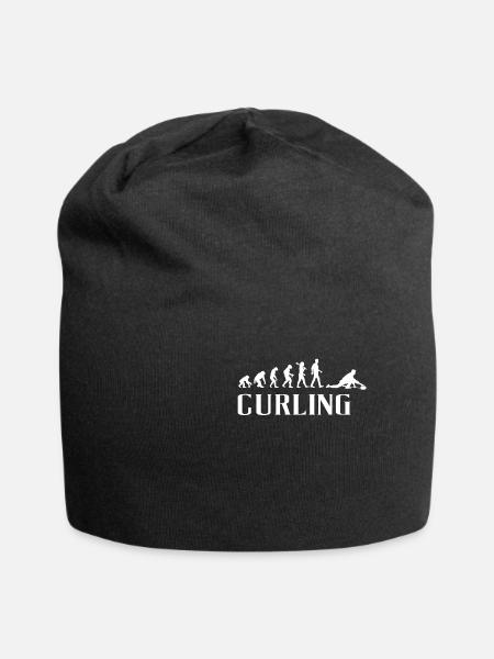 Idée actuelle Curling Evolution - Bonnet en jersey - noir