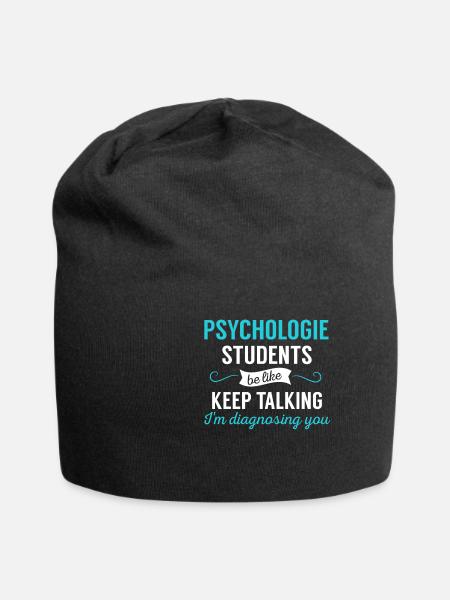 Psychology saying psychology student - Jersey Beanie - black