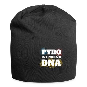 Pyrofreak Pyro ist meine DNA Pyro Fan Feuerwerker - Jersey-Beanie - Schwarz - Vorne