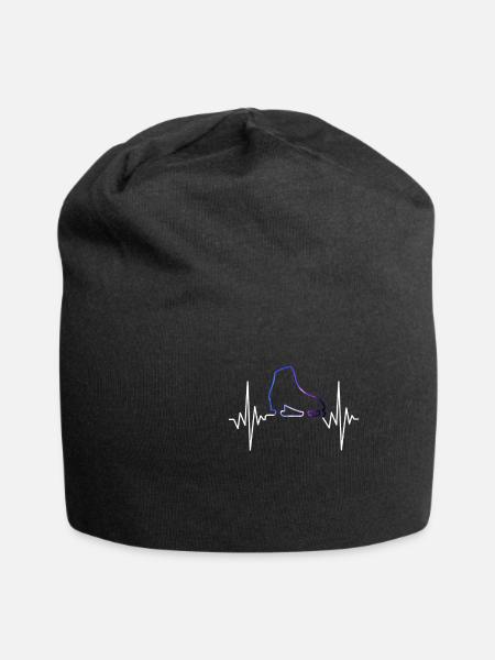 Eiskunstlauf Geschenk Eiskunstläufer Mädchen - Jersey-Beanie - Schwarz
