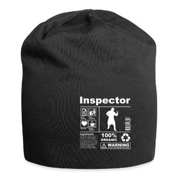 Inspector Product Description - Jersey-Beanie - Schwarz - Vorne