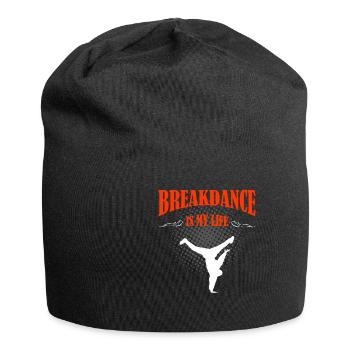 Breakdance - Jersey-Beanie - Schwarz - Vorne