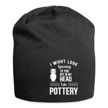 Pottery - Jersey Beanie - black - Front