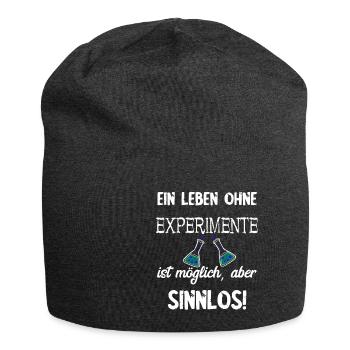 Chemiker Chemikant Biochemie Chemielaborant - Jersey-Beanie - Anthrazit - Vorne