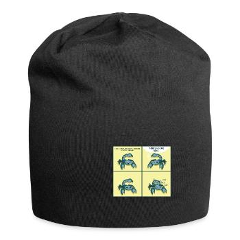 Auf den Rücken klopfen Motiviert und inspiriert Ge - Jersey-Beanie - Schwarz - Vorne