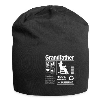 Grandfather Product Description - Jersey Beanie - black - Front