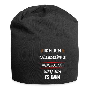Schädlingsbekämpfer Kammerjäger Geschenke - Jersey-Beanie - Schwarz - Vorne