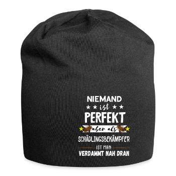 Schädlingsbekämpfer Kammerjäger Geschenke - Jersey-Beanie - Schwarz - Vorne