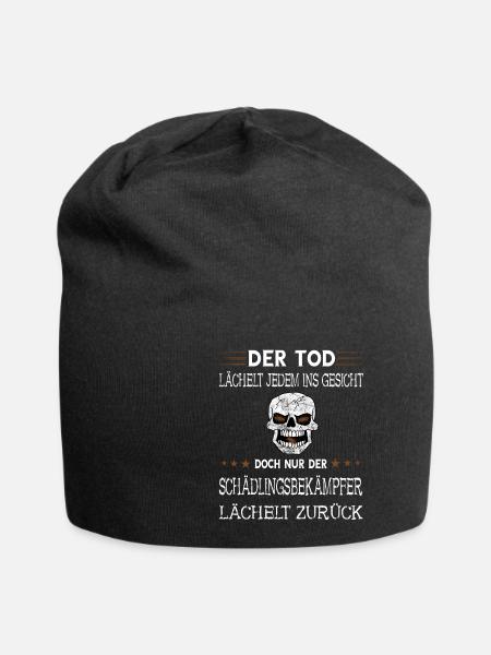 Schädlingsbekämpfer Kammerjäger Geschenke - Jersey-Beanie - Schwarz