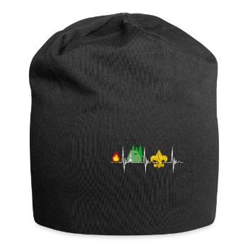 Cadeaux de camping Boy Scout Scout Camper - Bonnet en jersey - noir - Devant