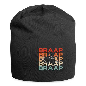 Snowmobile Snowmobiling - Jersey Beanie - black - Front