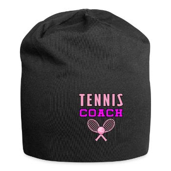 Tennis Coach - Jersey Beanie - black - Front