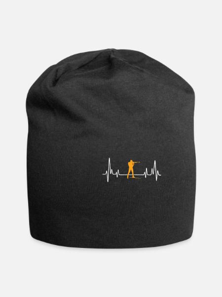 idée cadeau tee biathlon - Bonnet en jersey - noir
