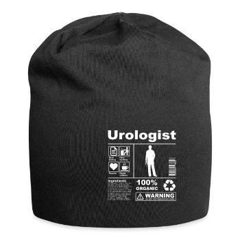 Description du produit Urologue - Bonnet en jersey - noir - Devant