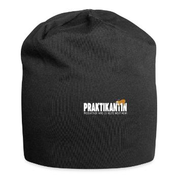 Praktikant Praktikantin Ausbildung Lehrling - Jersey-Beanie - Schwarz - Vorne