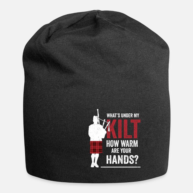 Kilt - Jersey-Beanie - Schwarz