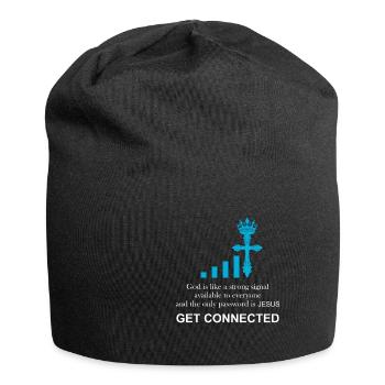 Reverend | Gift Priest | Catholic - Jersey Beanie - black - Front