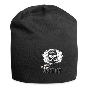 Vaper Steamer Skull Gift For Steaming - Jersey Beanie - black - Front