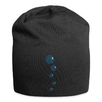 Bubbles Water Pearls - Jersey Beanie - black - Front
