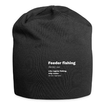 Feederfischen Feederangeln Feedern Feeder Fishing - Jersey Beanie - black - Front