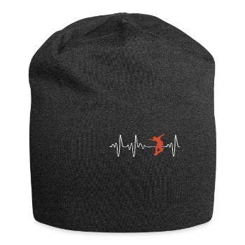 Unique Skater Birthday Gift - Bonnet en jersey - charbon - Devant