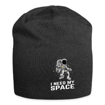 I Need My Space Astronaut Espace Espace Spatial - Bonnet en jersey - charbon - Devant