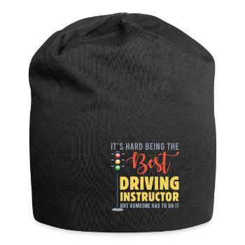 Driving licence Vehicles Driving instructor Profession - Jersey Beanie - black - Front