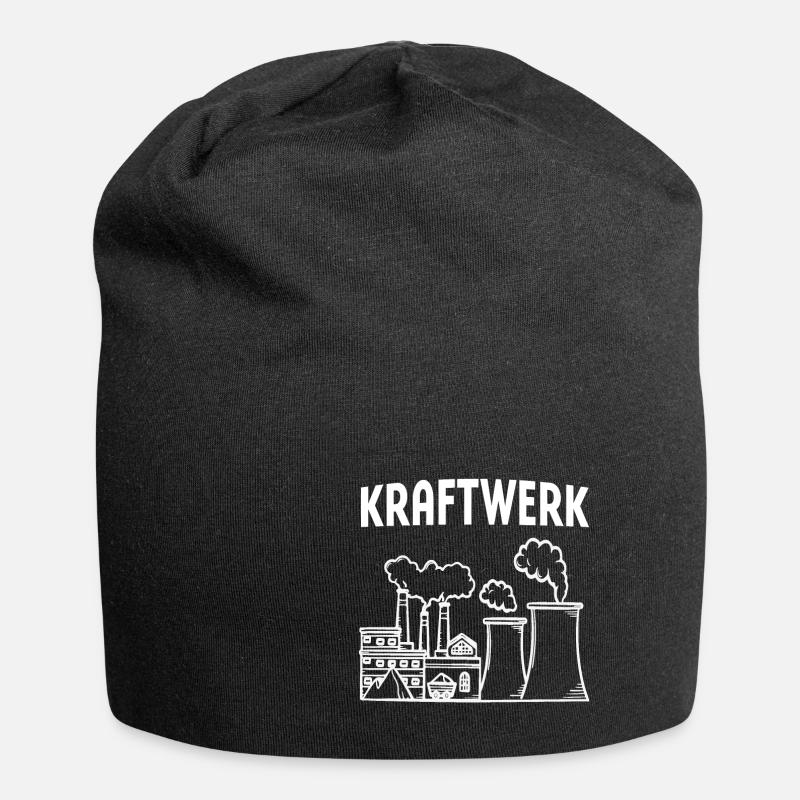 Das Kraftwerk - Jersey-Beanie - Schwarz