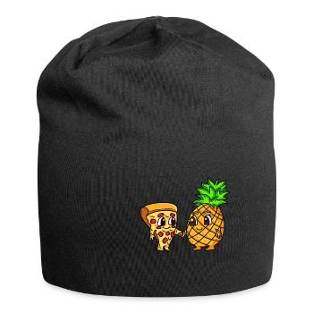Pizza ANanas Hawaii dear friends - Jersey Beanie - black - Front