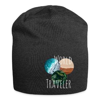 World tour - Jersey Beanie - charcoal grey - Front