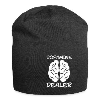 Dopamine Dealer 3 - Jersey Beanie - charcoal grey - Front