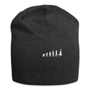 évolution du basket-ball - Bonnet en jersey - charbon - Devant