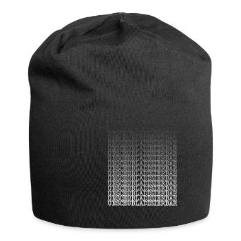 Unschubladisierbar Schublade Rebell - Jersey-Beanie - Schwarz - Vorne