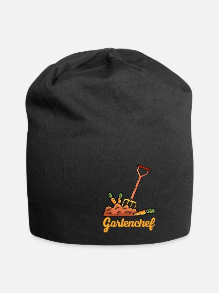 Garten Chef Gartenarbeit - Jersey-Beanie - Schwarz