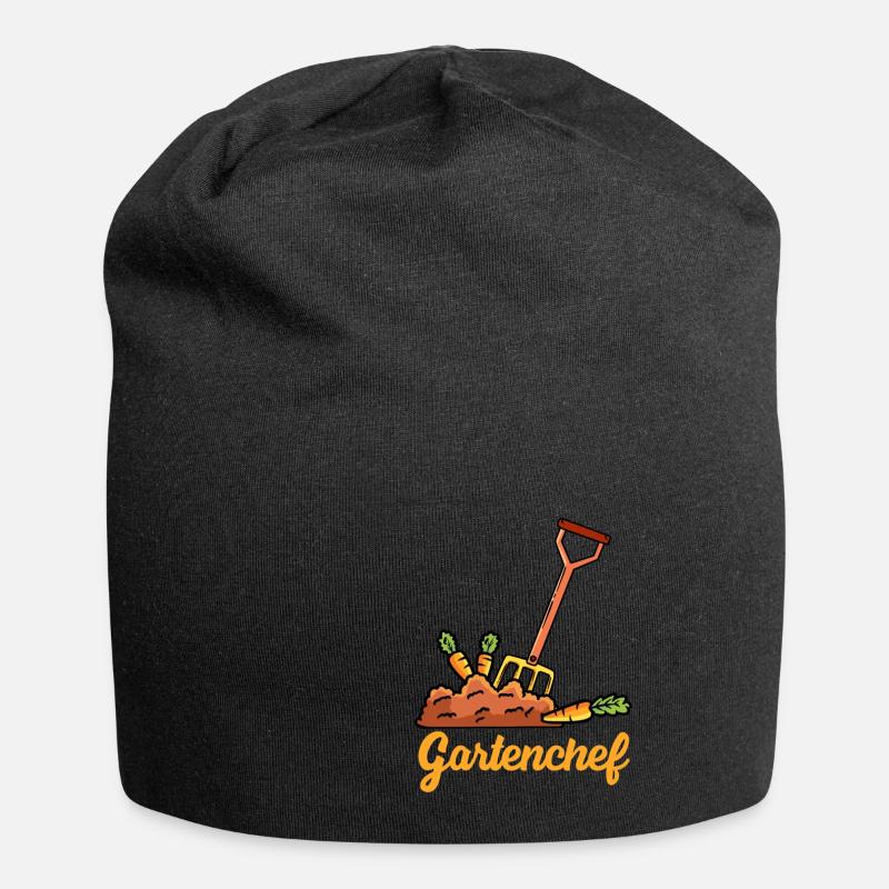 Garten Chef Gartenarbeit - Jersey-Beanie - Schwarz