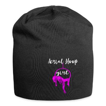 Aerial Hoop Girl Silks Yoga Pole Dance Circus - Jersey-Beanie - Schwarz - Vorne