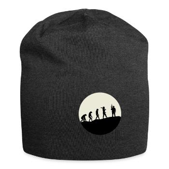 Operators Evolution Moon - Jersey Beanie - charcoal grey - Front