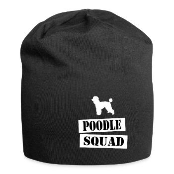 join the poodle squad - Jersey Beanie - black - Front