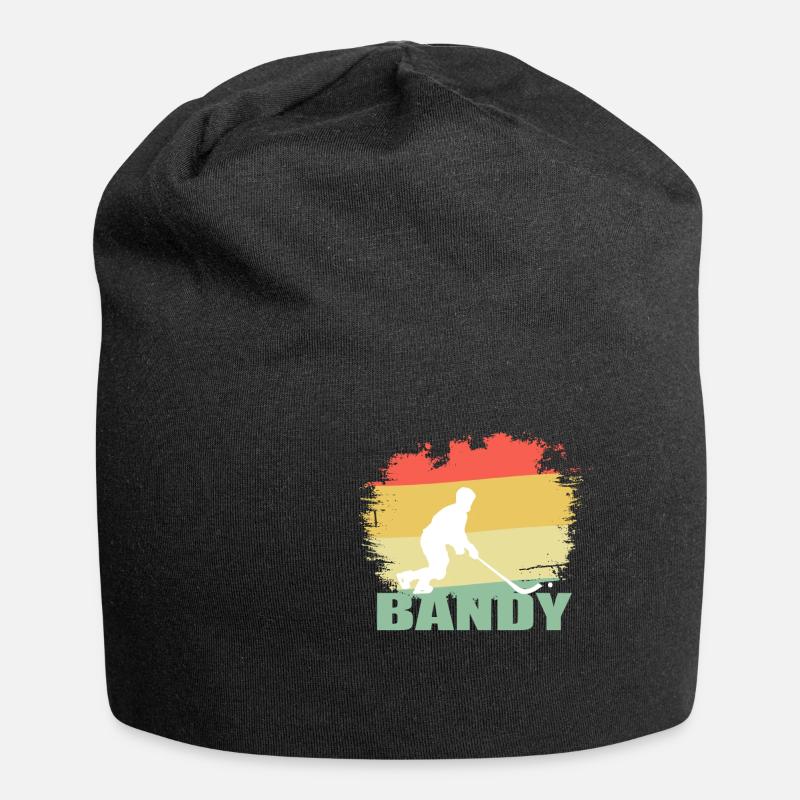 Tshirt Bandy rétro - Bonnet en jersey - noir