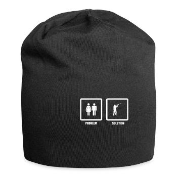 Problem Solved Hunting - Jersey Beanie - black - Front