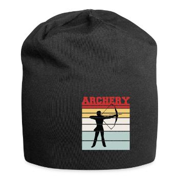 Retro Archery Team Tee - Jersey-Beanie - Schwarz - Vorne