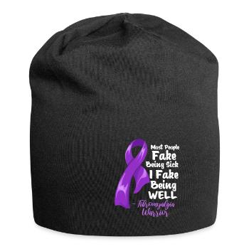 Fibromyalgia - Jersey Beanie - black - Front