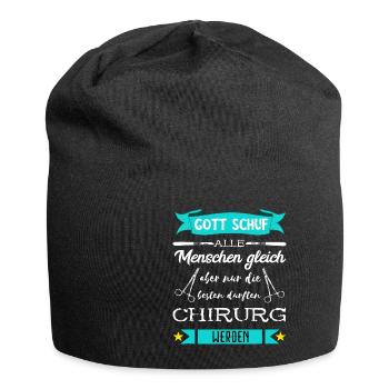Bester Chirurg Chirurgischer Arzt Doktor Chirurgie - Jersey-Beanie - Schwarz - Vorne