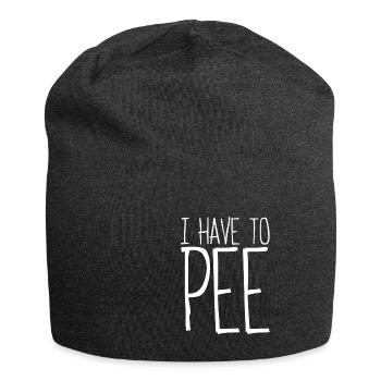I Have To Pee 8 - Jersey-Beanie - Anthrazit - Vorne