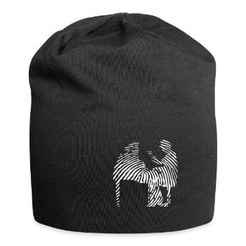 Pianist Fingerprint - Jersey Beanie - black - Front