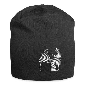 Pianist Fingerprint - Jersey Beanie - charcoal grey - Front