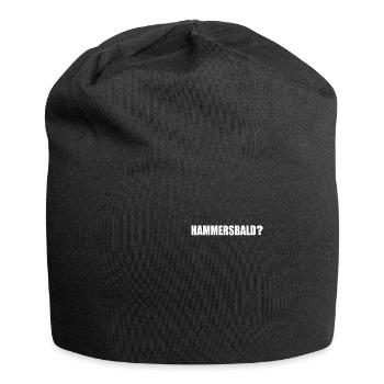 Hammersbald Bist du Bald Fertig Hessen - Jersey-Beanie - Schwarz - Vorne