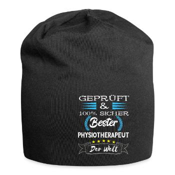 Bester Physiotherapeut Physios Orthopäde Masseur S - Jersey-Beanie - Schwarz - Vorne