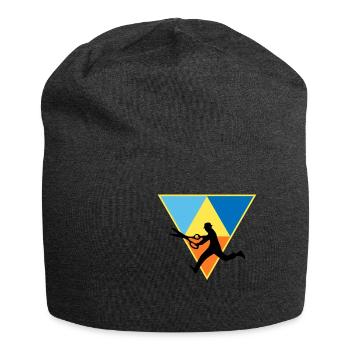 Distressed Editor - Jersey-Beanie - Anthrazit - Vorne