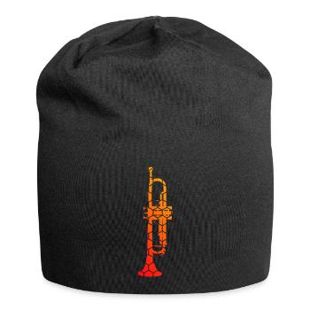 Trumpet Jazz Trumpeter Trumpeter Trumpet - Jersey Beanie - black - Front